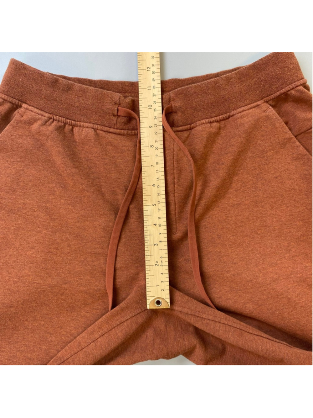 Lululemon City Sweat Shorts 9” Mens Large Heathered Dark Terracotta 2019 M7AB5S - Picture 10 of 16